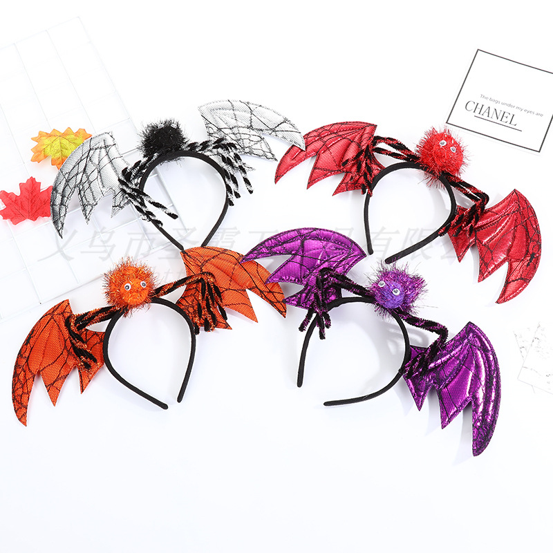 万圣节狂欢节发箍  新款 蝙蝠发箍详情图2