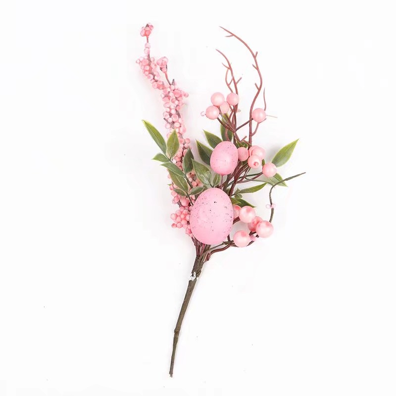 Christmas flowers imitate colored eggs thumbnail