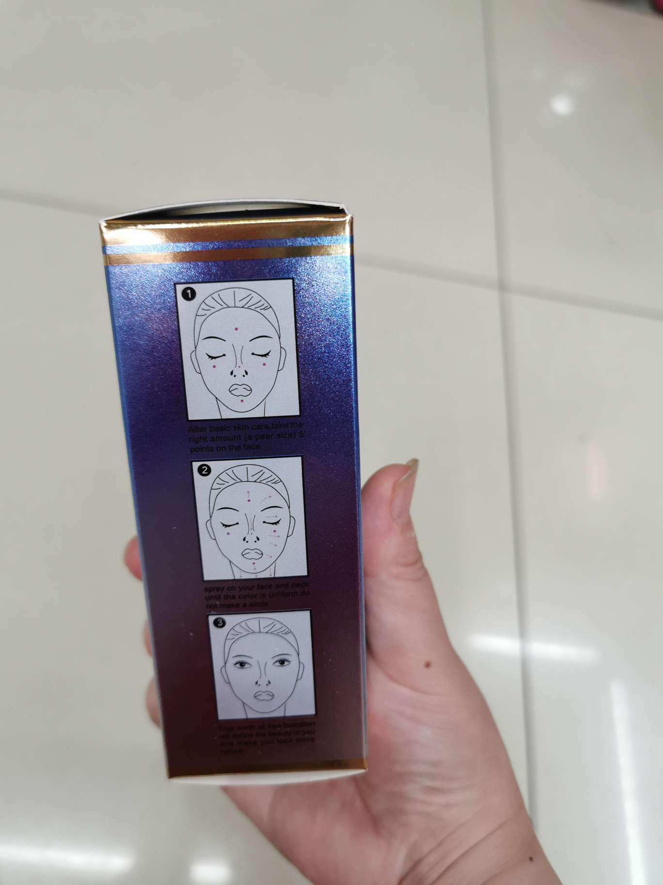 F821 Mousse bottle Dark-colored foundation Facial makeup Item Picture