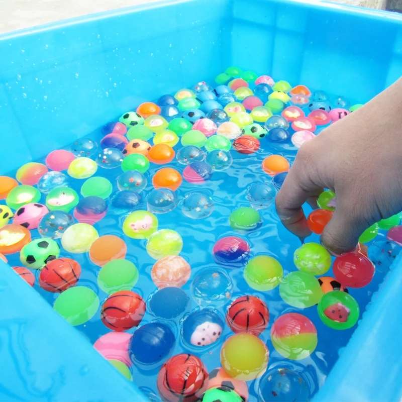 No. 27 float bouncy ball diameter 25mm colorful Paradise rainbow machine Haidilao bounce ball bouncing ball bouncing ball thumbnail