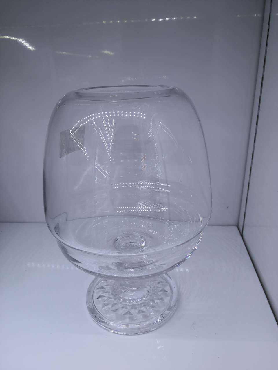 Nordic light luxury glass water cultivation ornaments, modern and simple living room decorations, transparent flower vases, creative 1725
