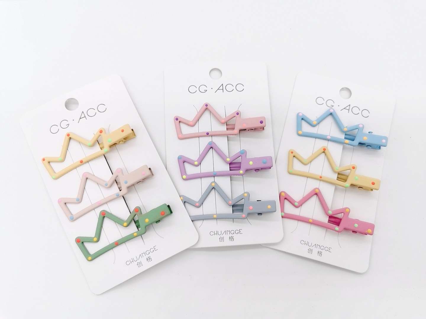 Polka dot duck sandwich milk tea color series BB sandwich matte texture oil-dripping BB sandwich Specification image