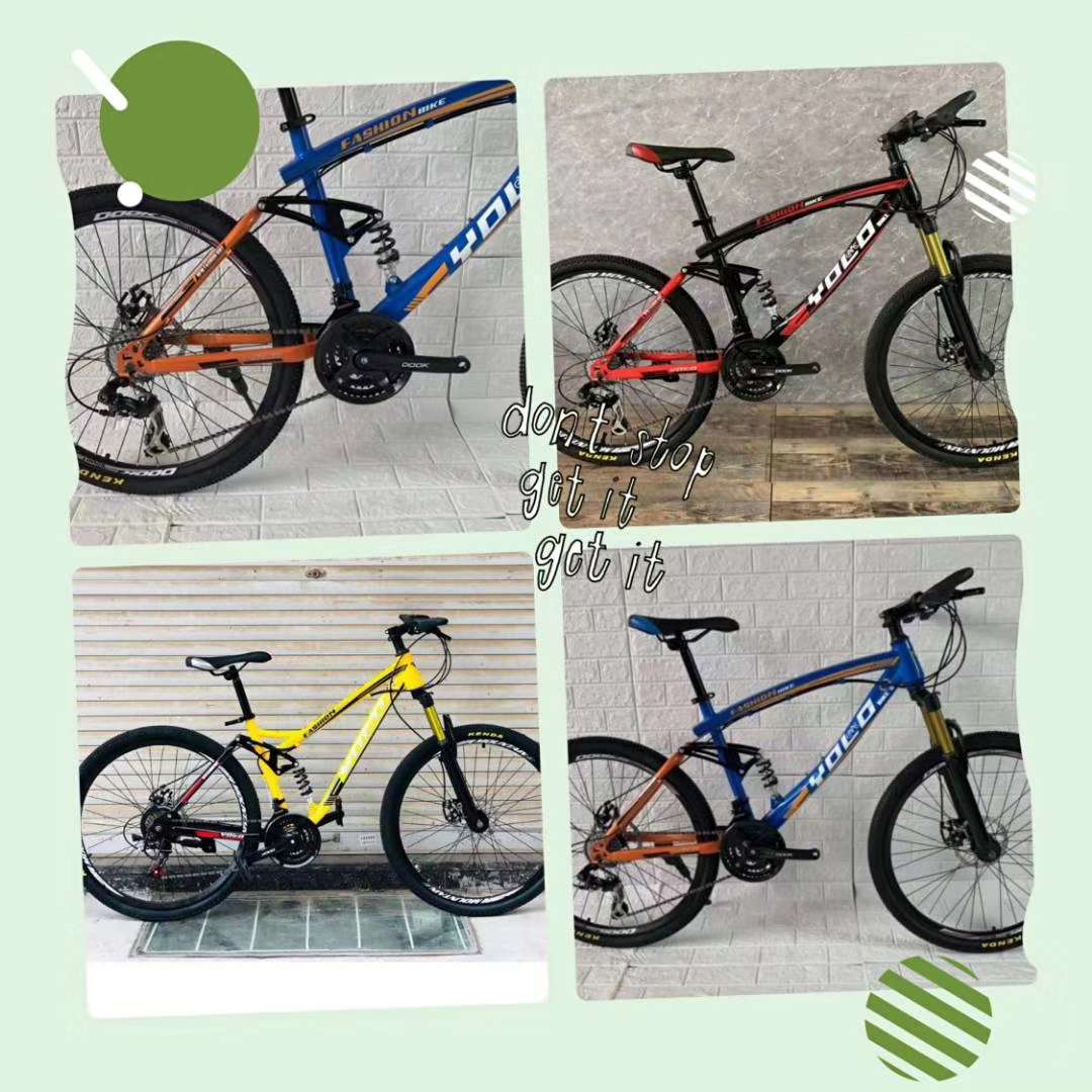 Bicycle 26 "21 speed double shock absorber high carbon steel mountain bike thumbnail