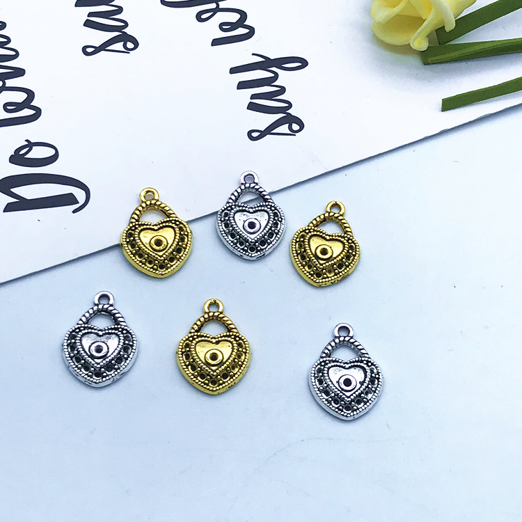 diy heart-shaped bag alloy pendants, earrings, bracelets, necklaces and accessories Specification image