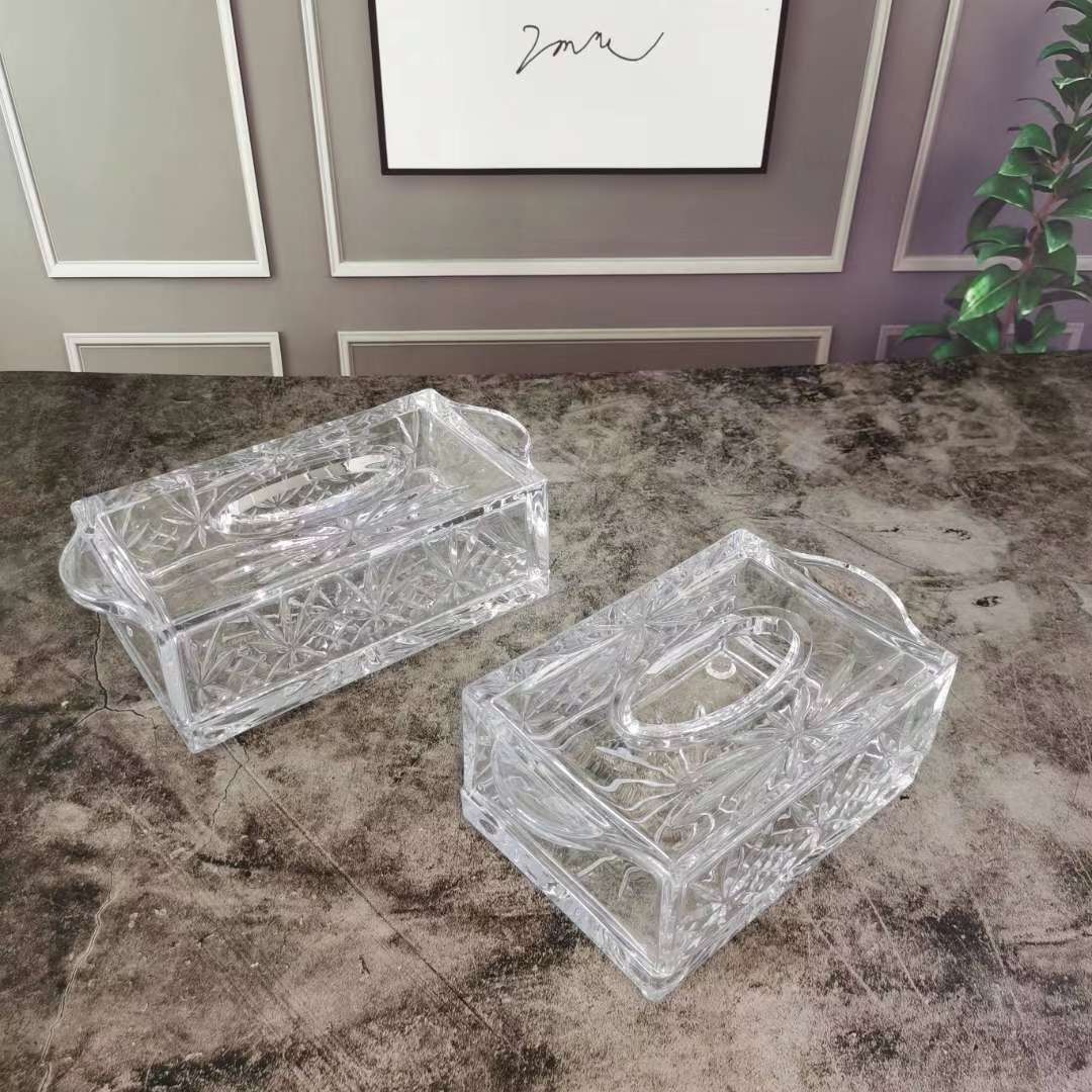 Glass Tissue Box Crafts details Picture