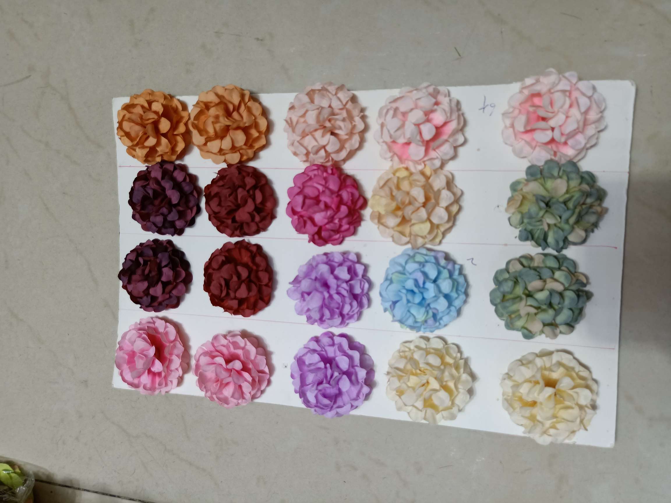 Retro simulation flower head, bride's wreath, bracelet, flower accessories, chrysanthemums and roses Application Scenario