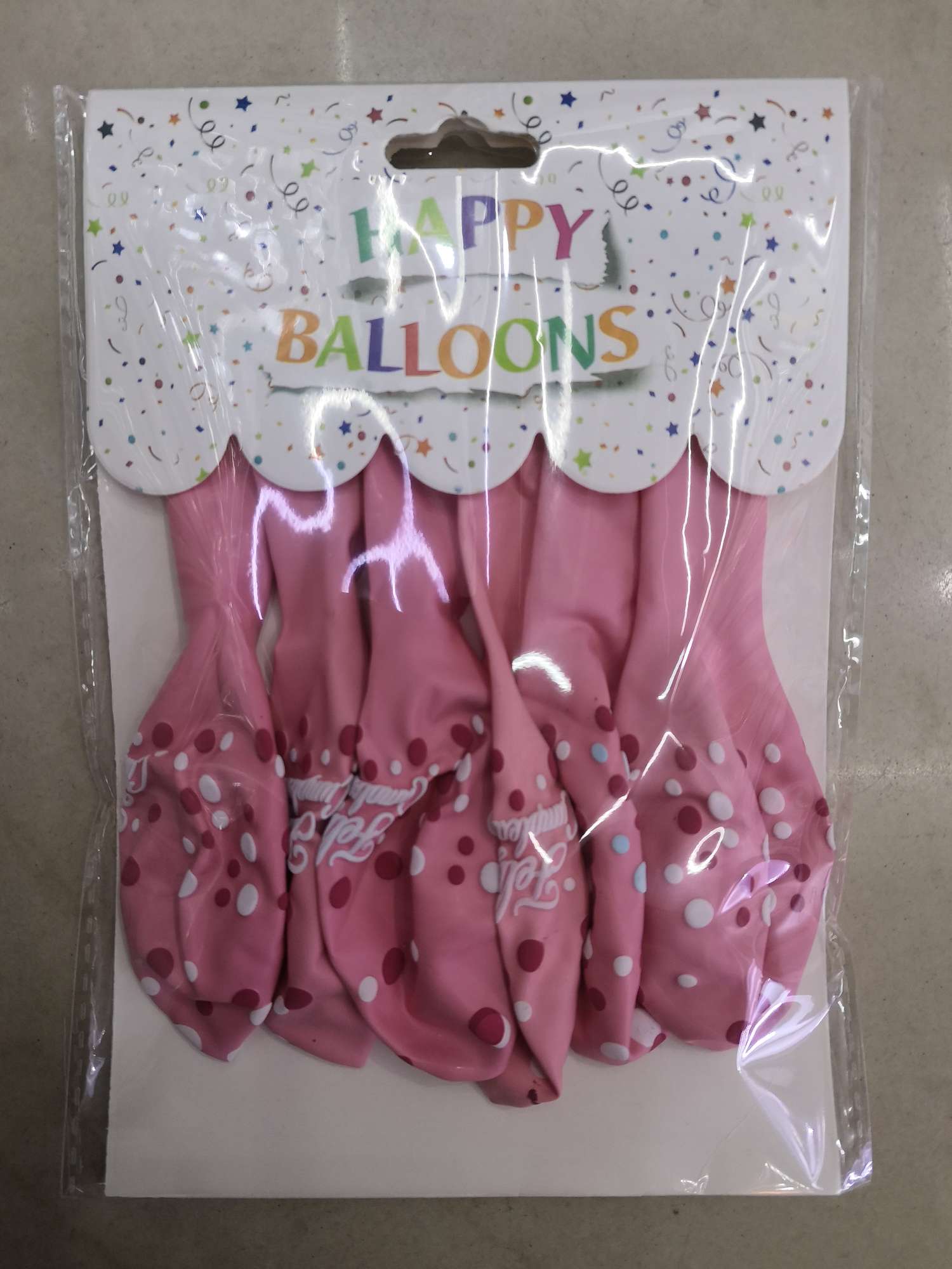 Wholesale of 12-inch matte printed Spanish birthday balloon party supplies details Picture