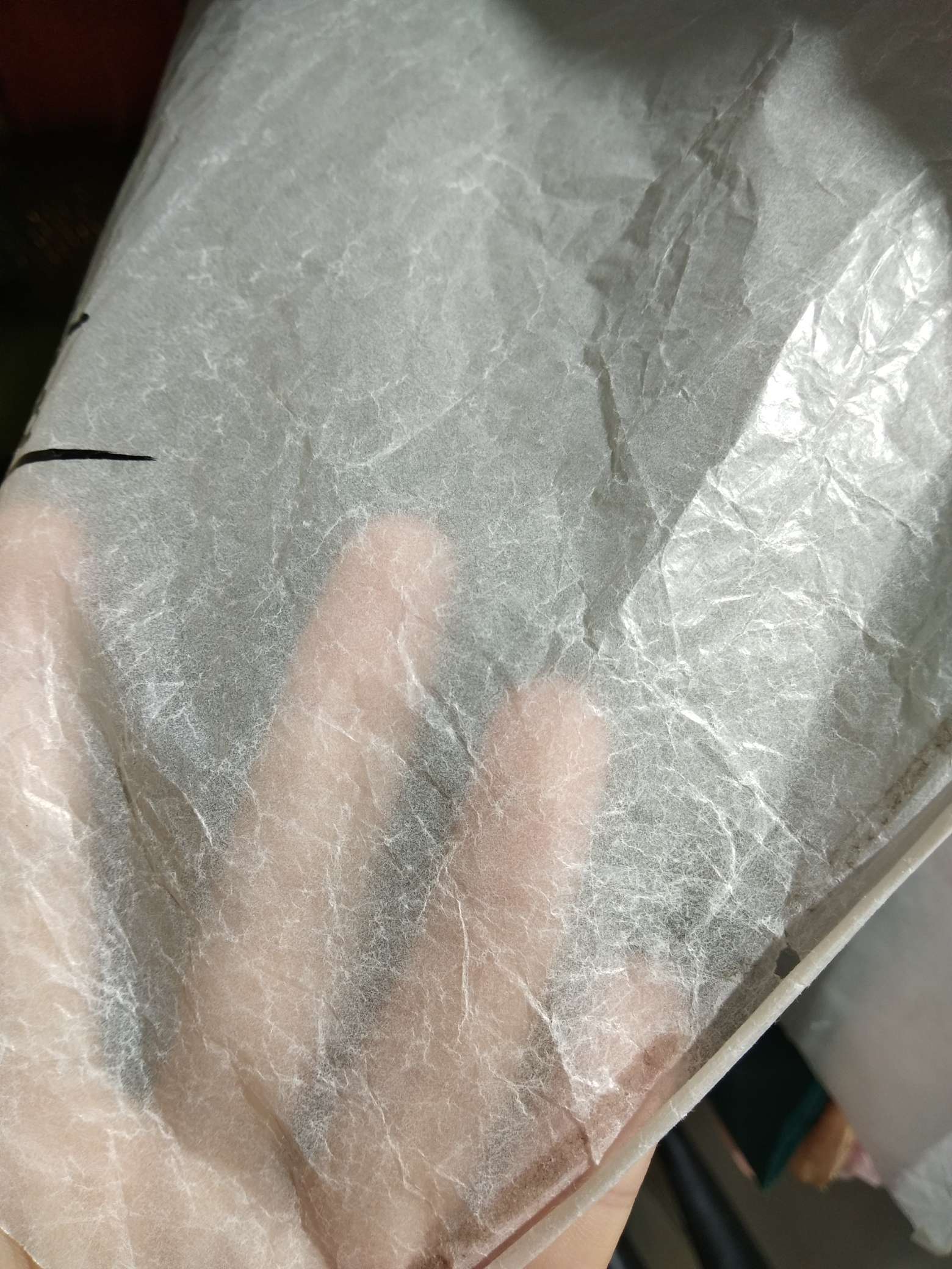 Waxed paper-wrapped flower paper for fresh flower packaging details Picture