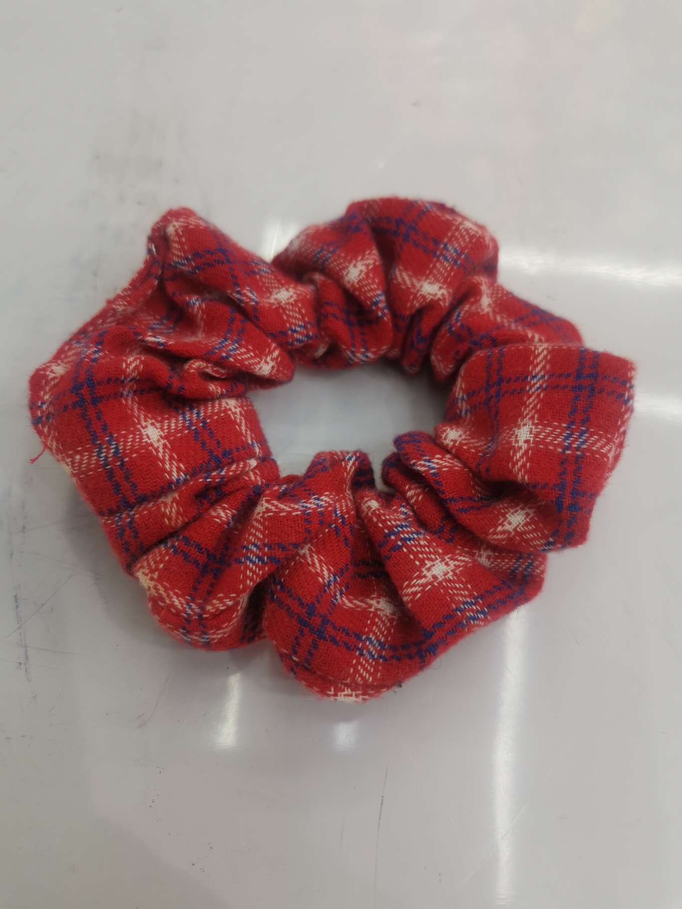 Red check scrunchie thumbnail