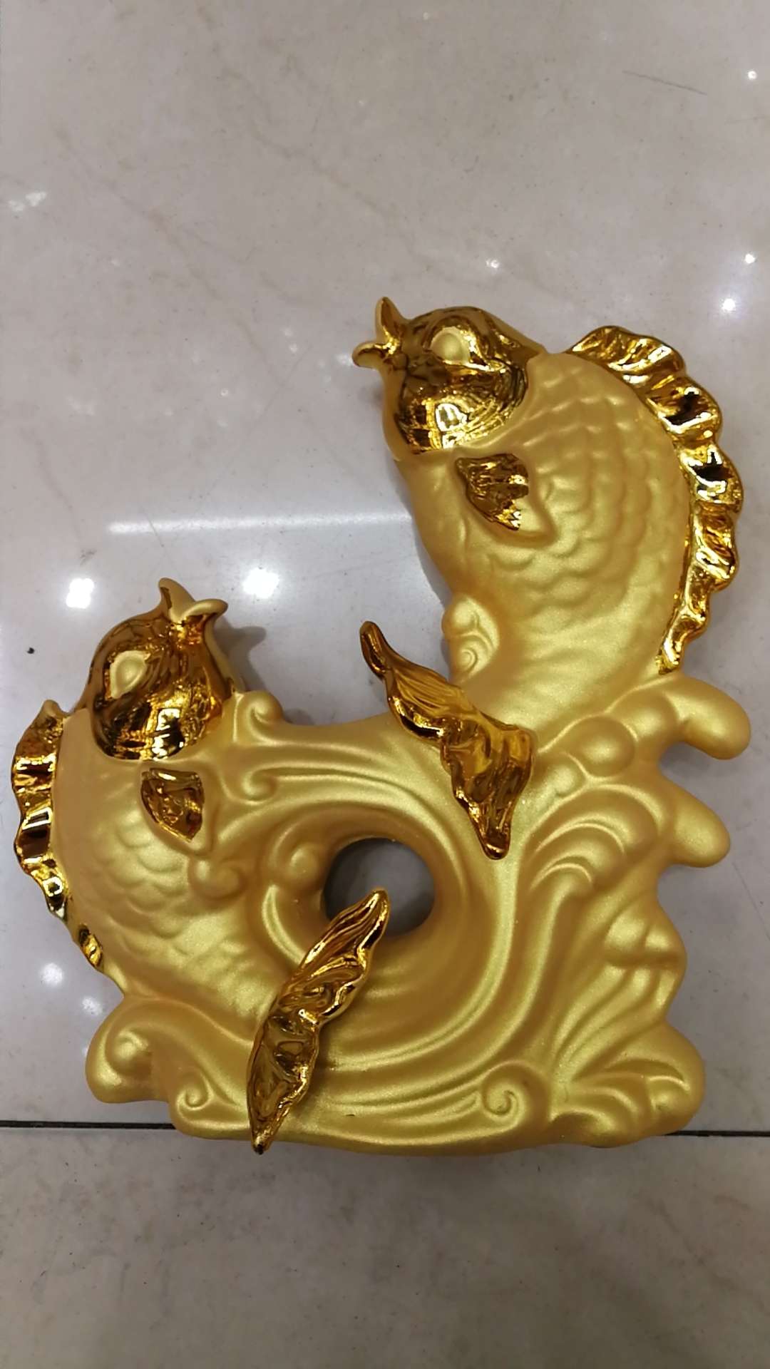 Velvet sand gold ornament 038 Yearly Abundance Ornament Goldfish Ornament 1
