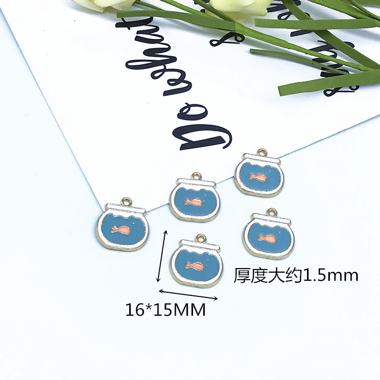 diy alloy painting oil jewelry accessory lanyard decoration