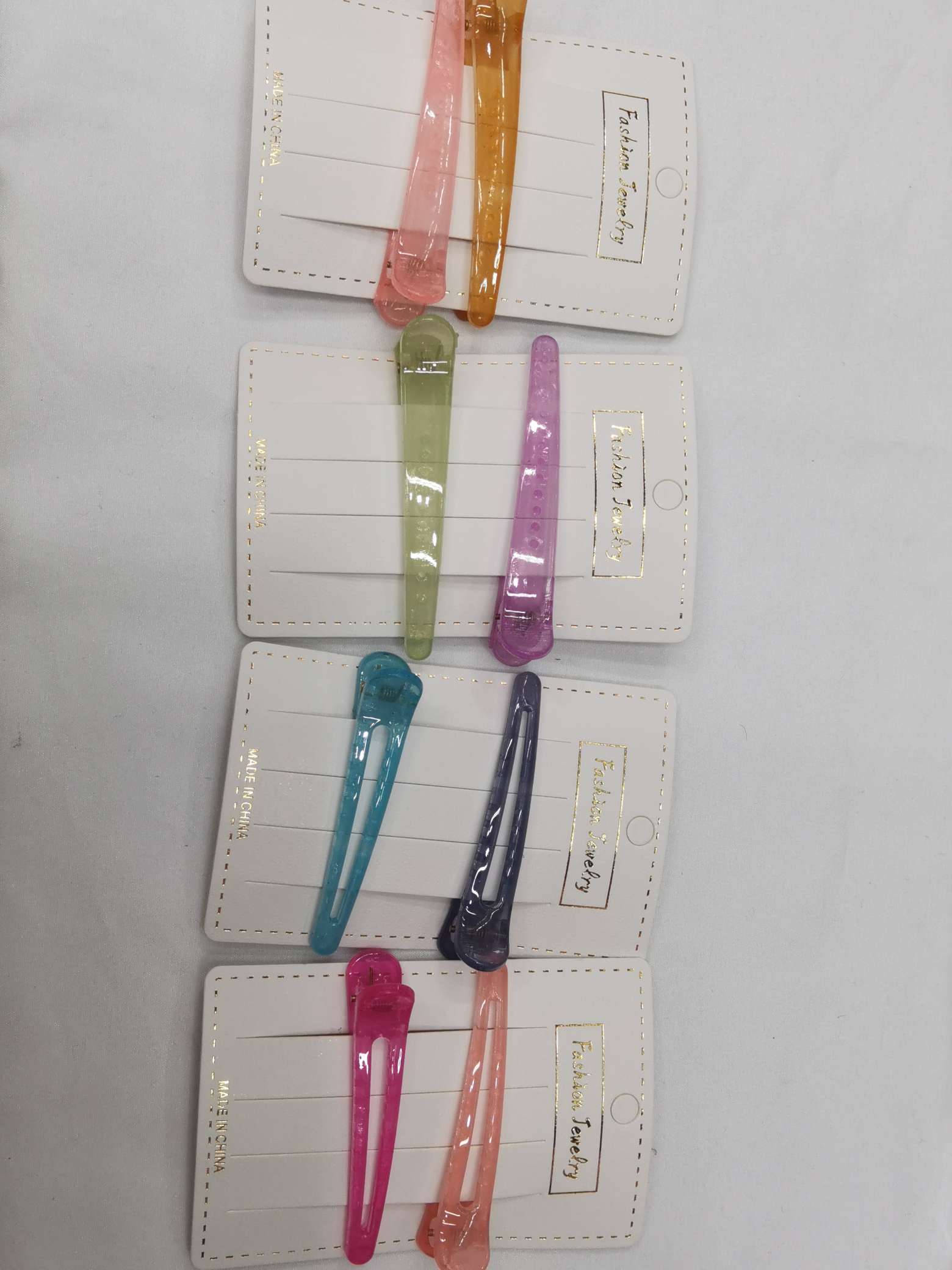 Japan and South Korea transparent duck clip hollow versatile bangs clip edge clip thumbnail