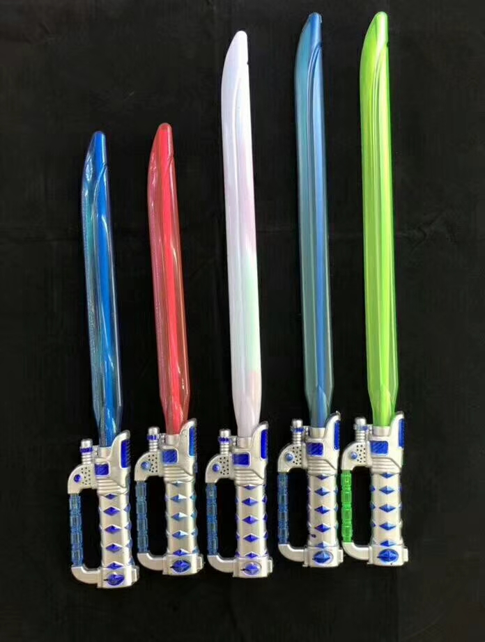 A Star Wars lightsaber Douyin children's laser sword toy, a prop for the Force Awakens event, a glowing sword toy
