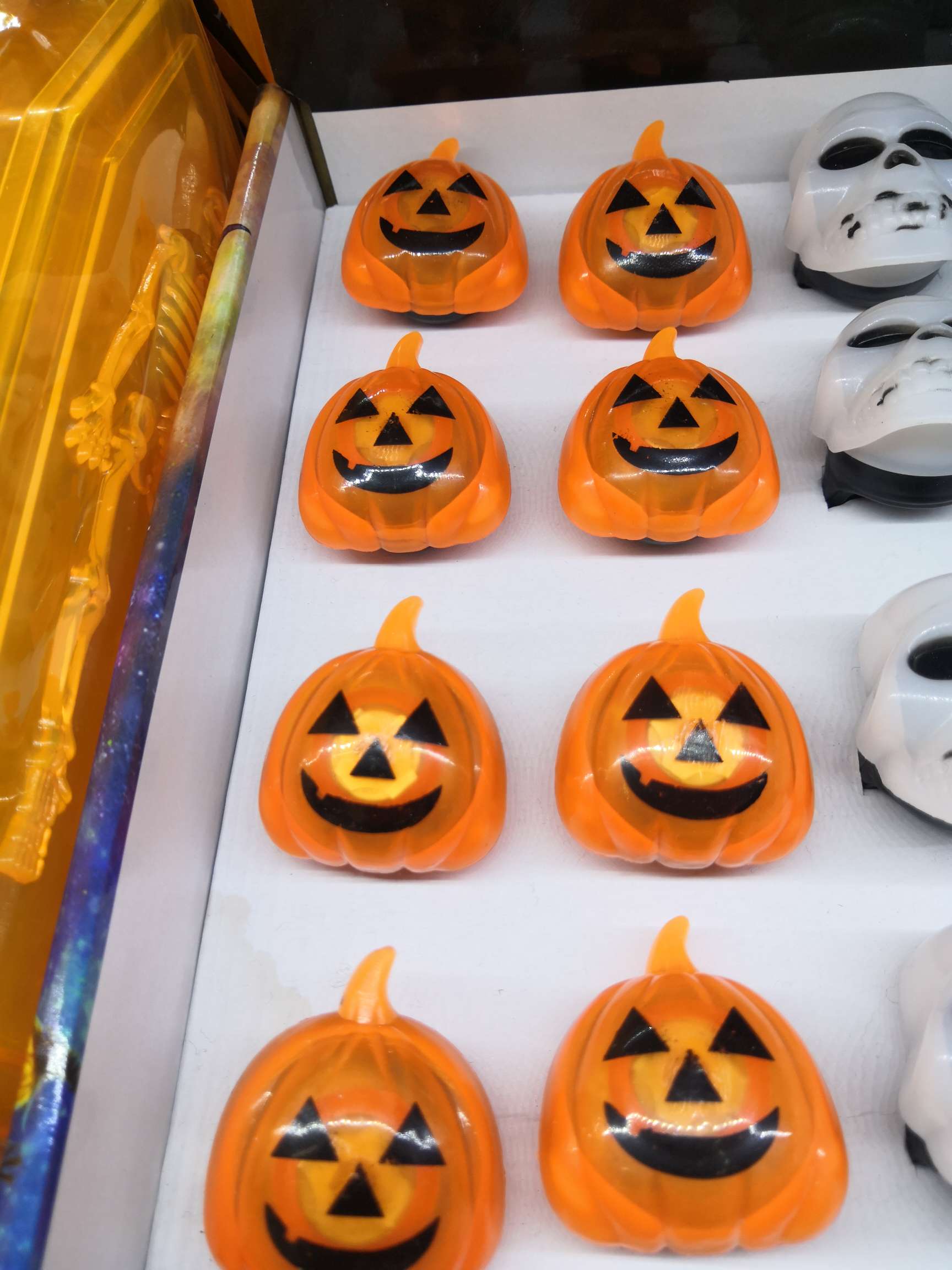 南瓜戒指万圣节布置摆件派对装饰用品图