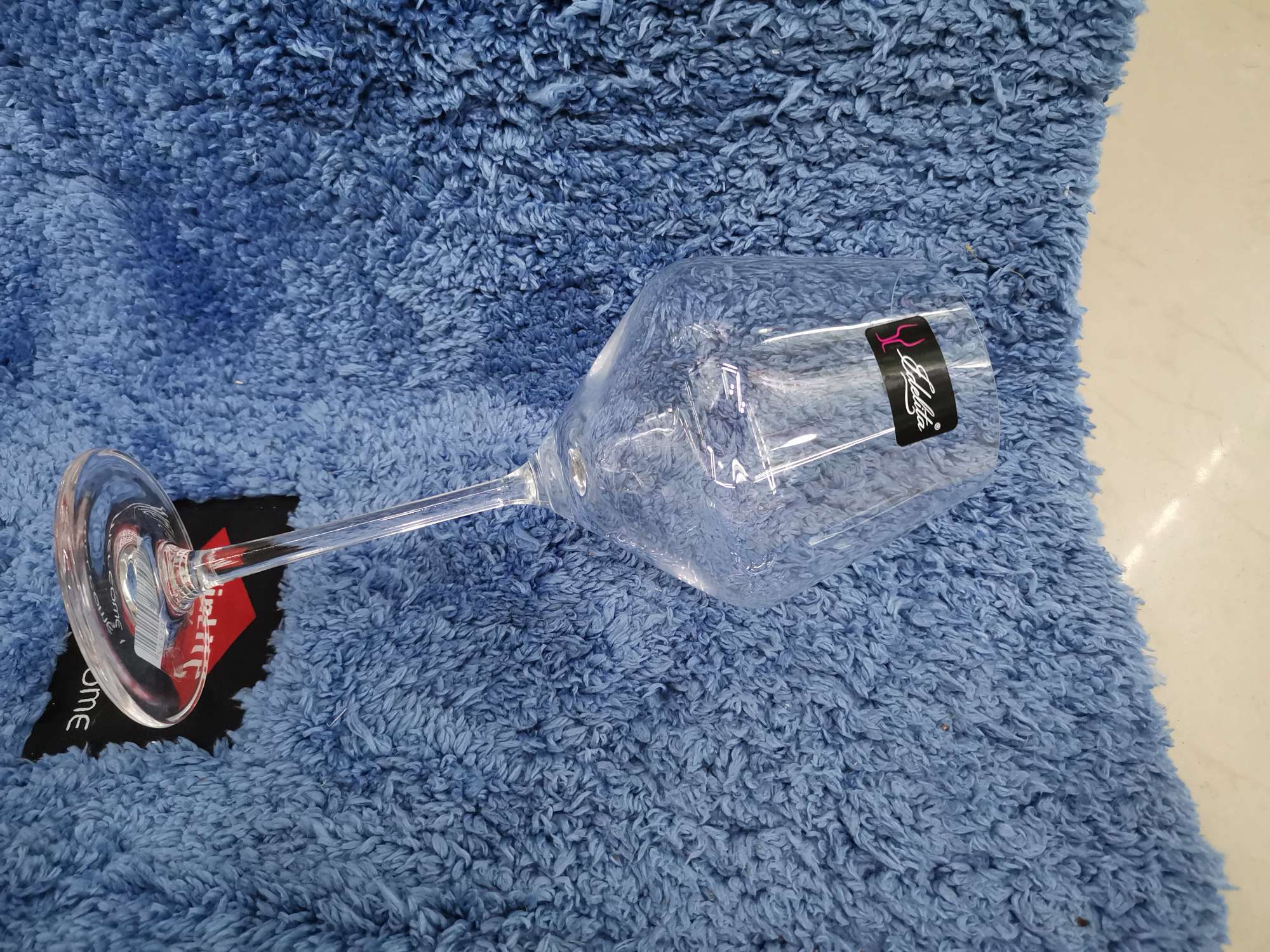 Crystal wine glass. thumbnail