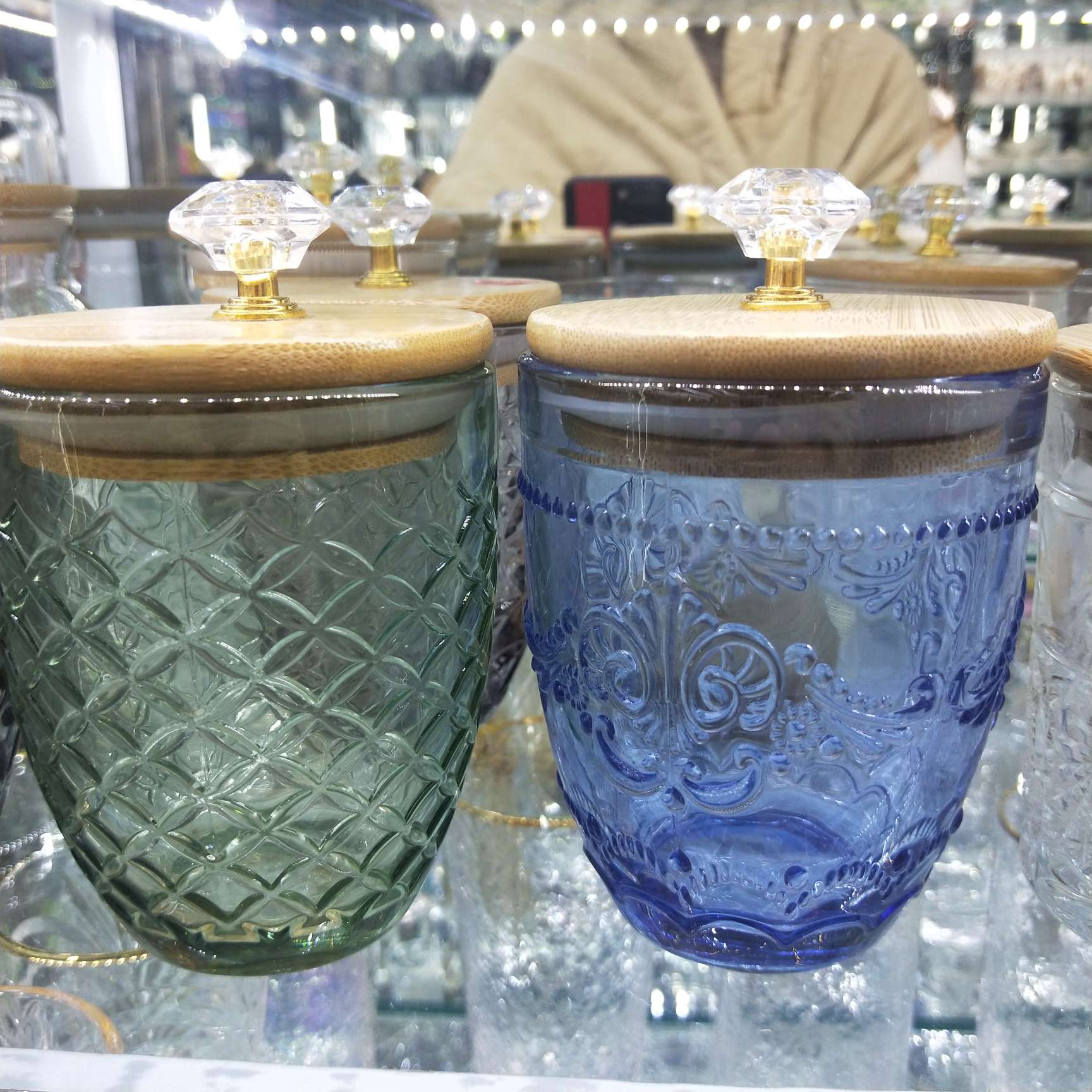 natural glass cup