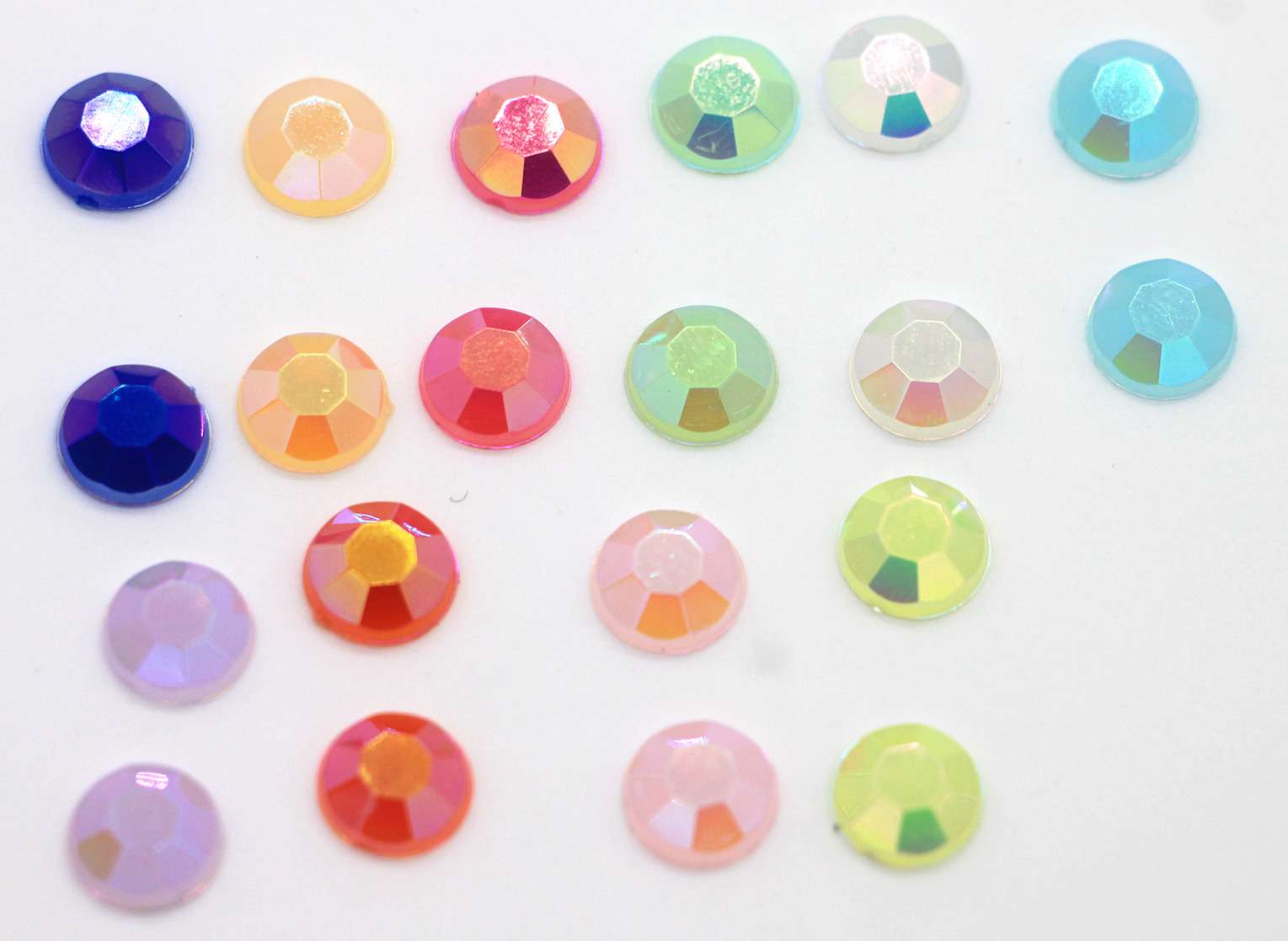 8 Flat diamond jelly color