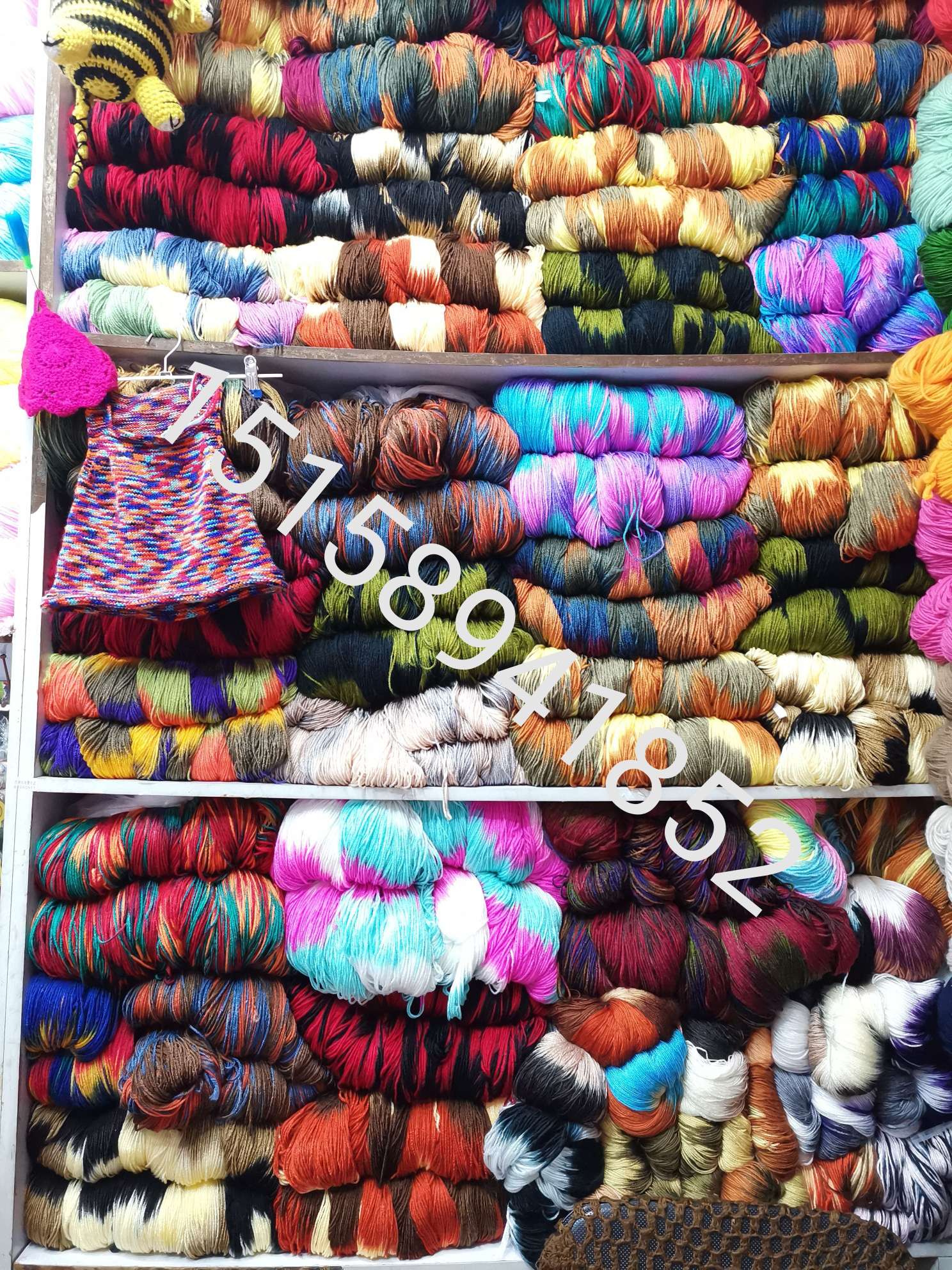 Hot-selling 100% acrylic segment dyed yarn for shoes and handicrafts, non-pilling acrylic yarn undefined