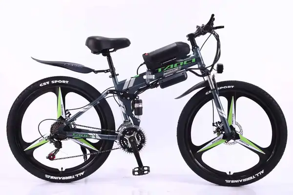Bicycle 26 folding integrated wheel lithium battery electric car mountain bike thumbnail