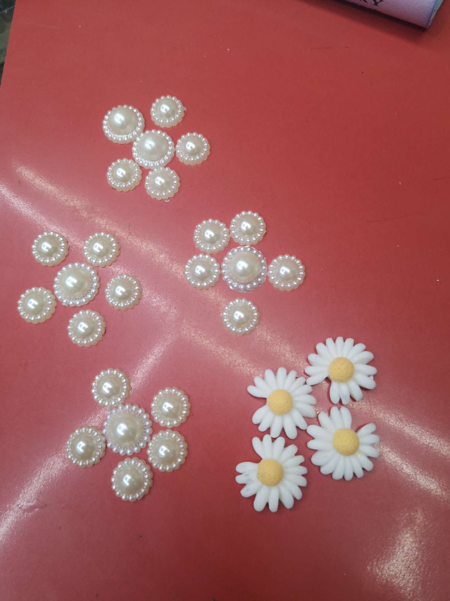Half side pearl sunflower, size: 9#11#13#16#18#20# thumbnail