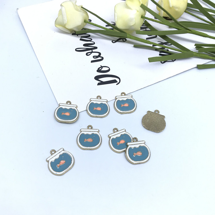 diy alloy painting oil jewelry accessory lanyard decoration Specification image