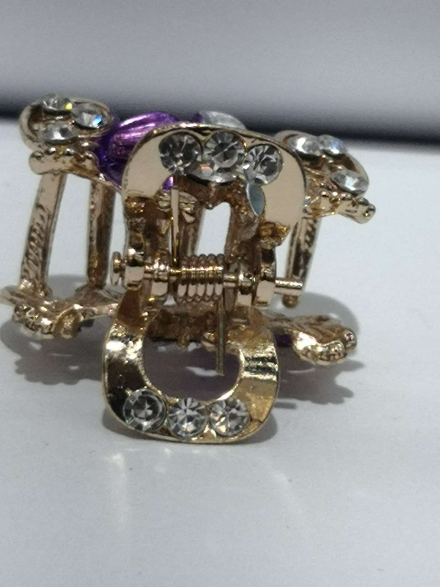 孔雀🦚双飞合金画油小爪夹产品图