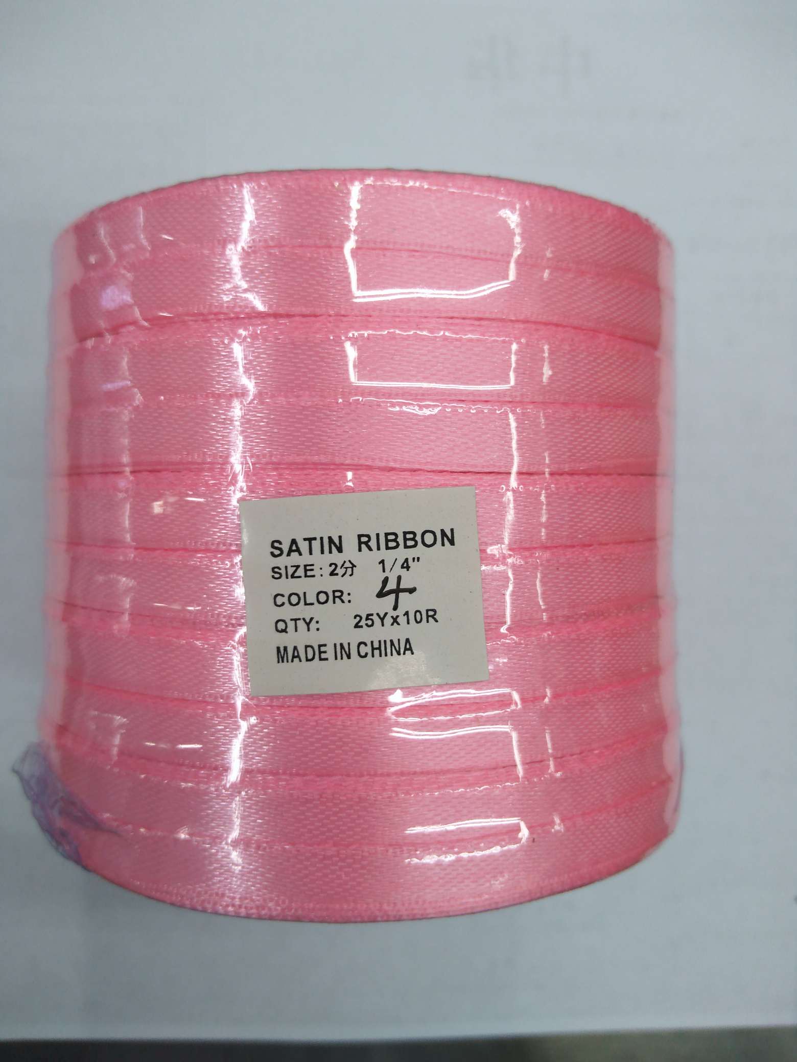 0.6cm pink ribbon, 2-inch ribbon details Picture