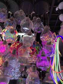 Solar wind chime lights