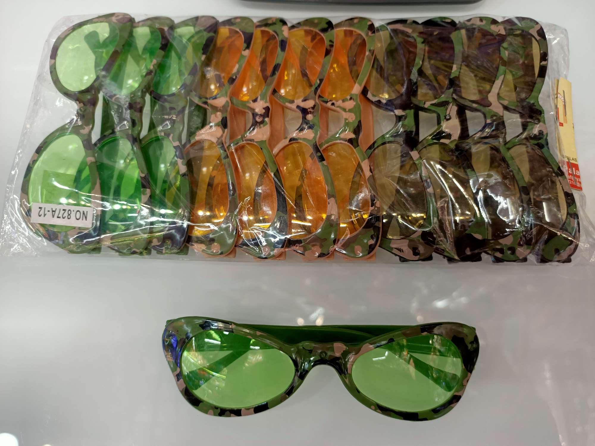 Fashion camouflage toy glasses for children thumbnail
