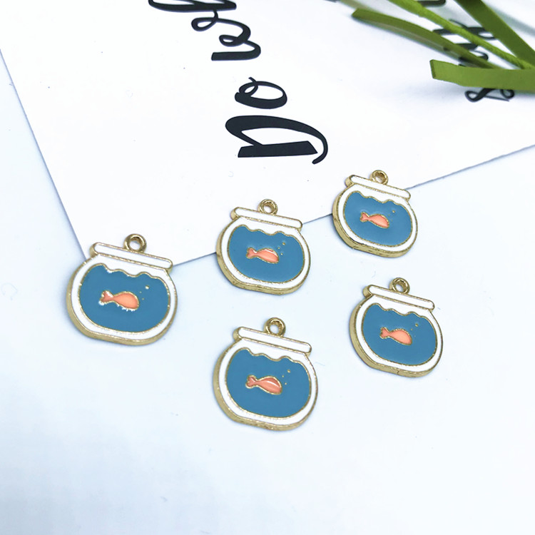 diy alloy painting oil jewelry accessory lanyard decoration Item Picture
