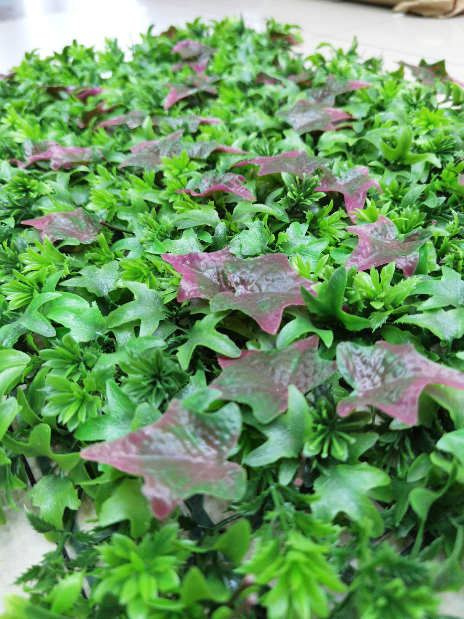 Artificial plant wall, green plant wall, plant wall, decorative wall, flower wall, background wall, interior decoration, balcony, storefront decoration, high-quality artificial grass DG Application Scenario