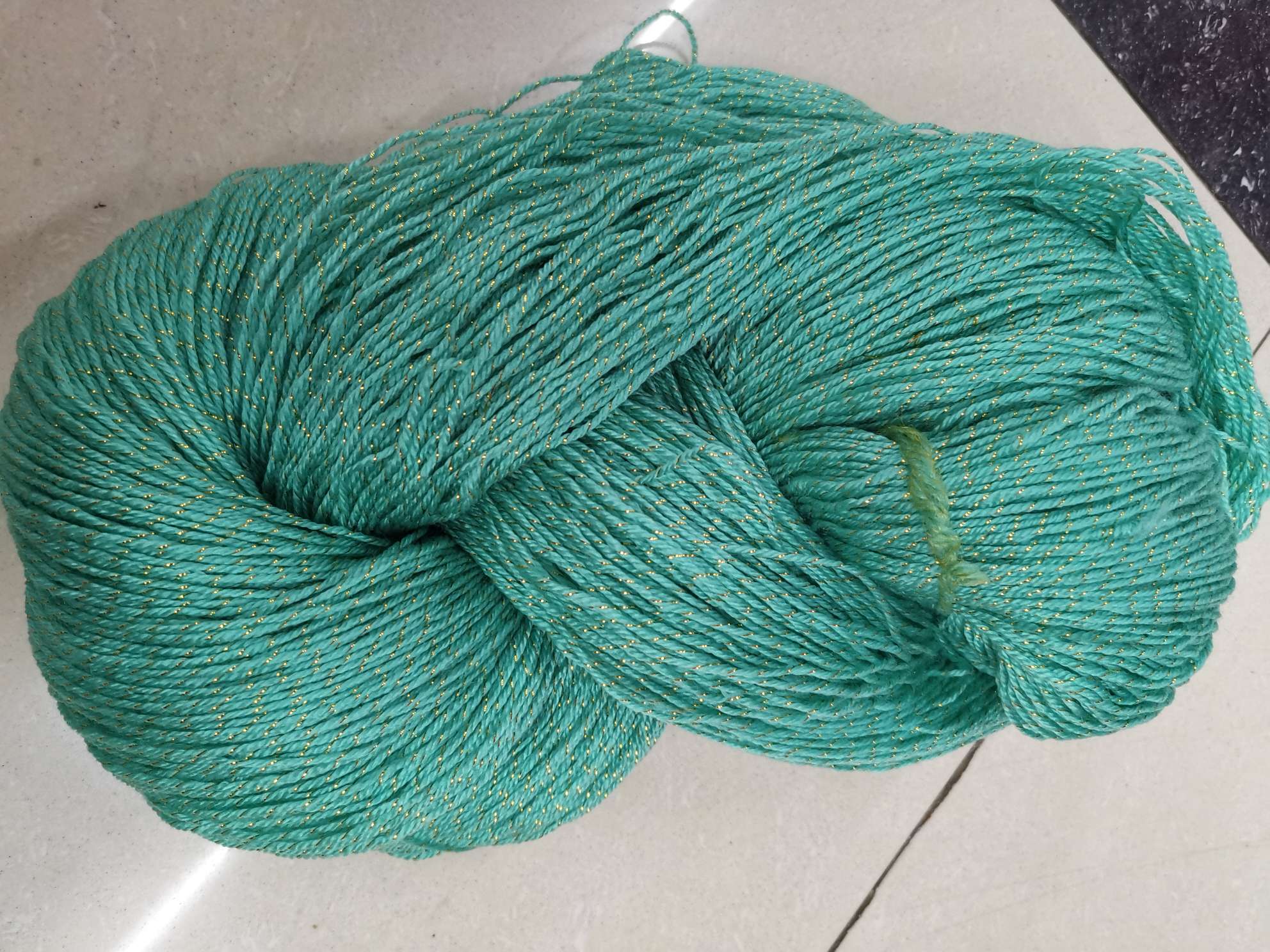 Best-selling 100% acrylic gold thread, acrylic wool for toys, dolls, wigs, handicrafts, processing wool Specification image