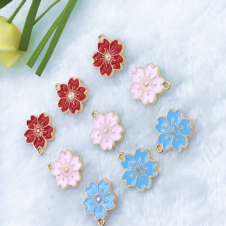 DIY jewelry accessories, Korean version cute and girlish flower pendants, hanging ropes, decorative items, factory direct sales