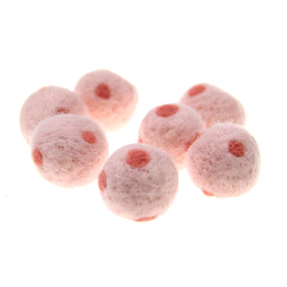 2.0 Add penalty wool felt, DIY candy-colored wool balls, poke poke music accessories, hat pendant accessories Specification image