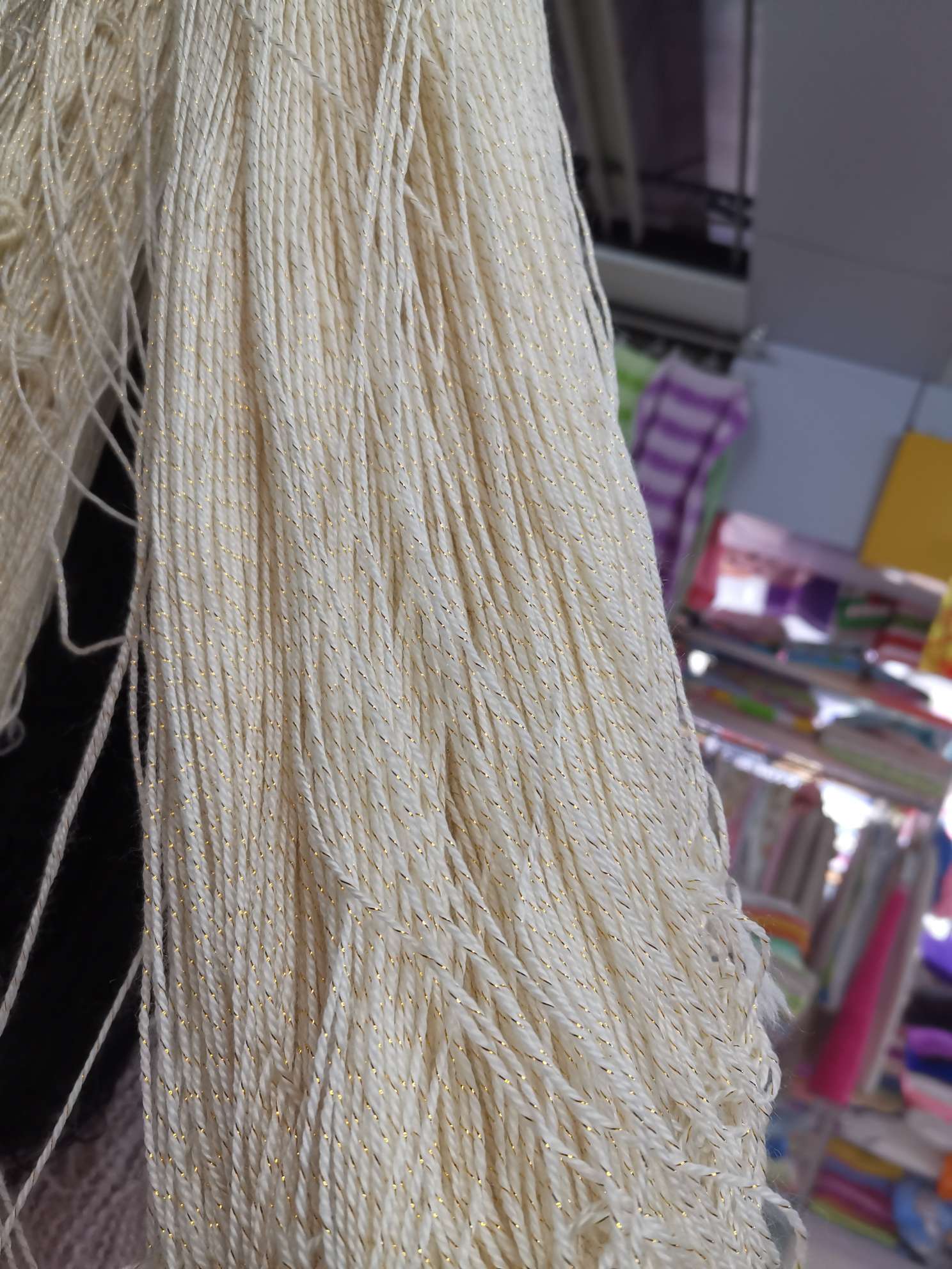 Best-selling 100% acrylic gold thread, acrylic wool for toys, dolls, wigs, handicrafts, processing wool details Picture