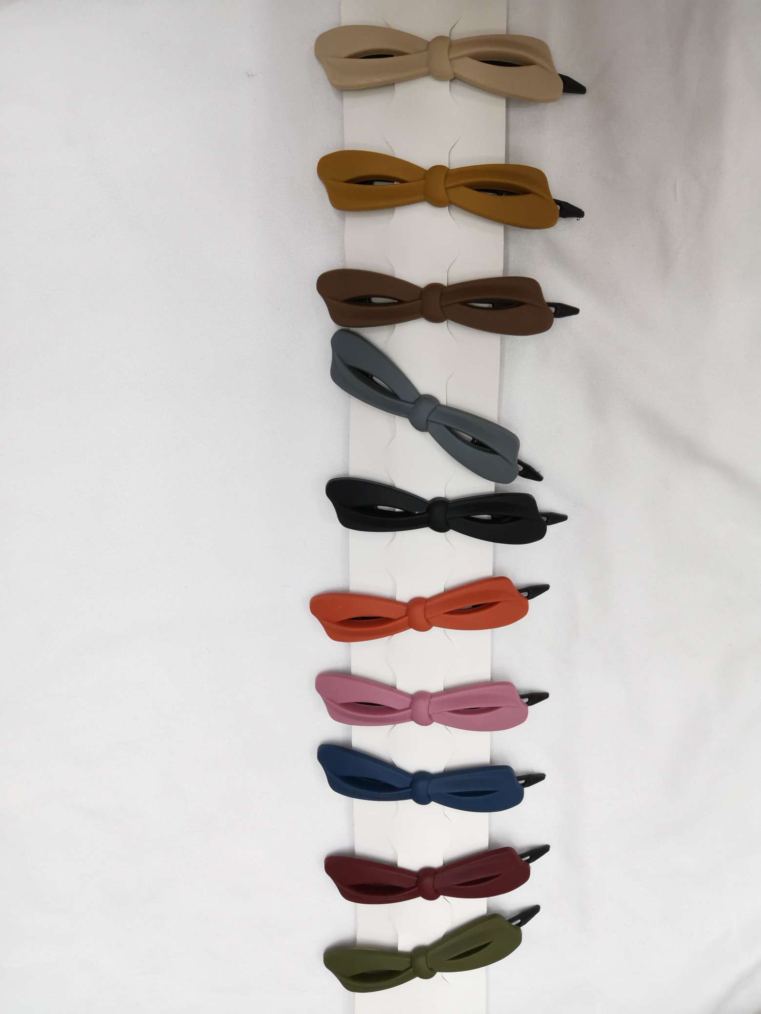 Japanese and Korean dark autumn winter bow tie hairpin adult fashion side clip frog buckle thumbnail