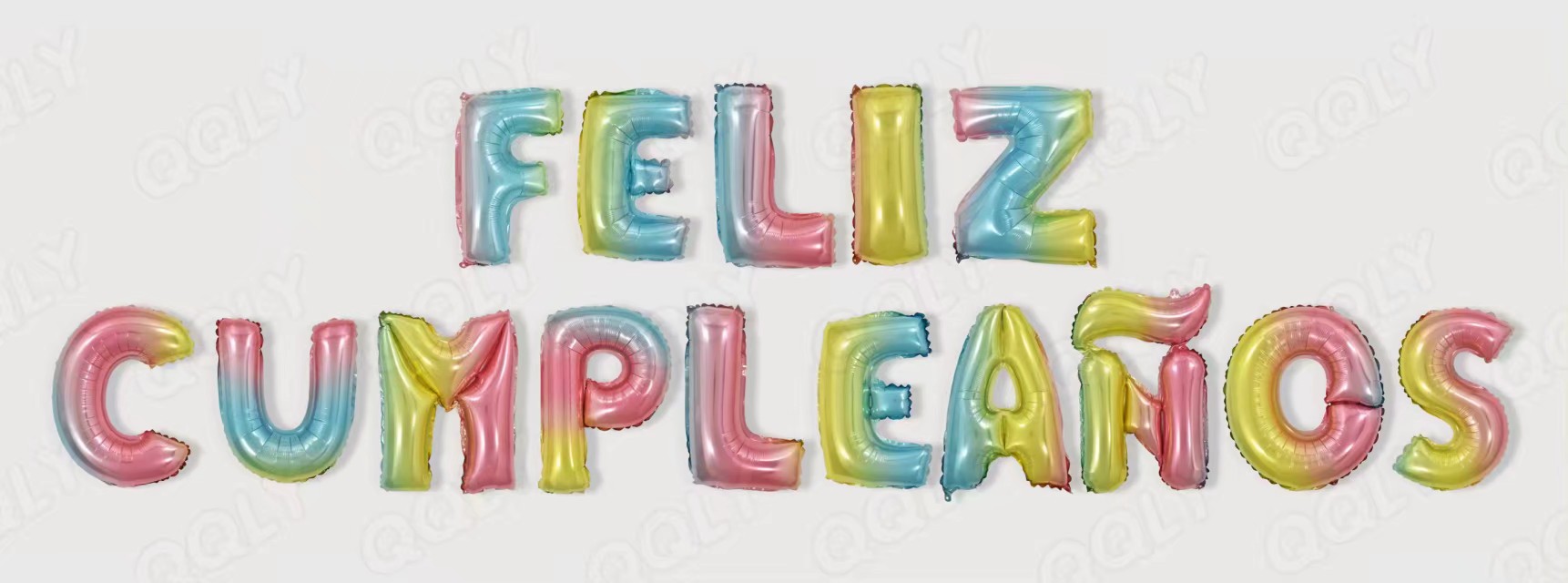 铝膜气球西语生日套装