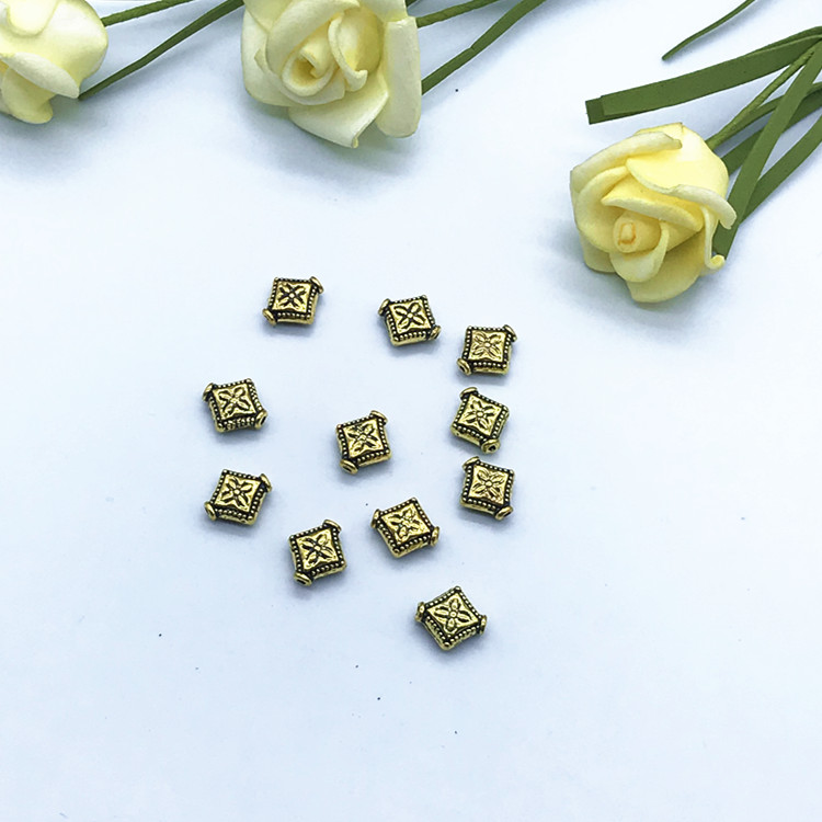 diy jewelry accessories, bracelets, necklaces, spacer beads, alloy cultural play strings, perforated beads Application Scenario