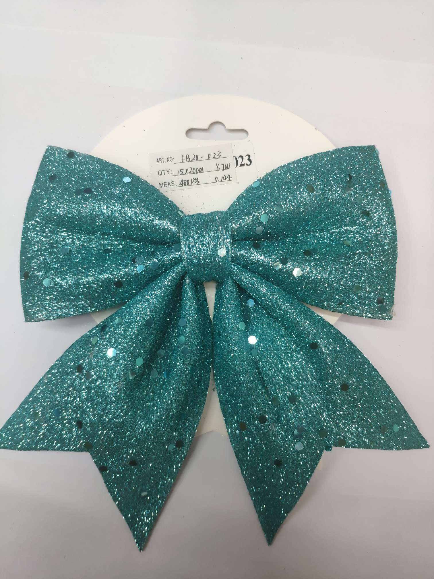 15cm Christmas powder bow thumbnail