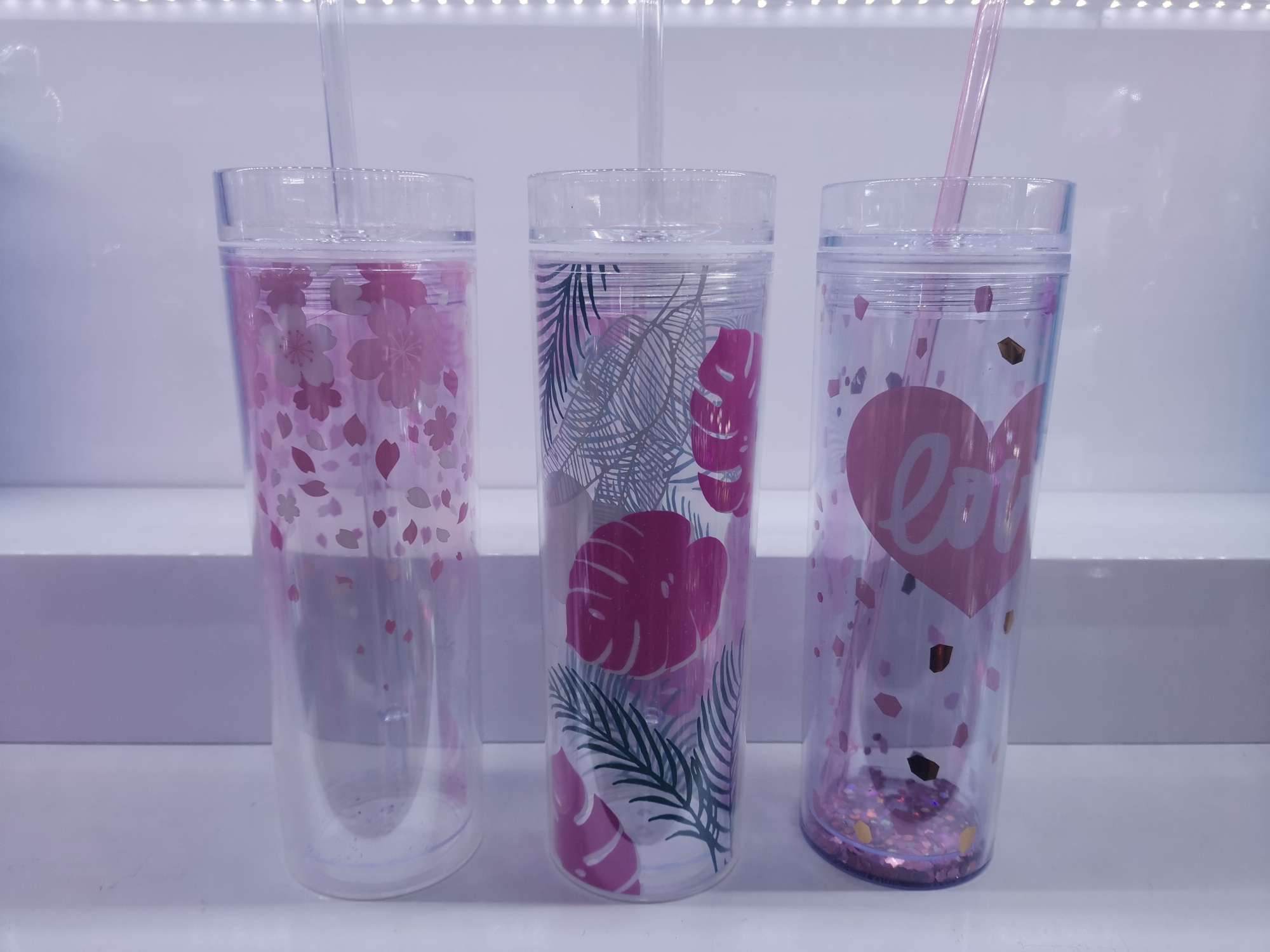 Factory direct sales of plastic cold drink cups for summer