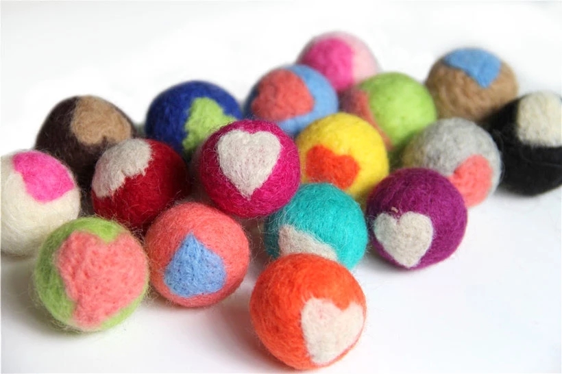 3.0 Core ball wool felt, Poke Poke, handmade finished products, DIY ornaments, brooches, handicrafts, pendants, materials and accessories