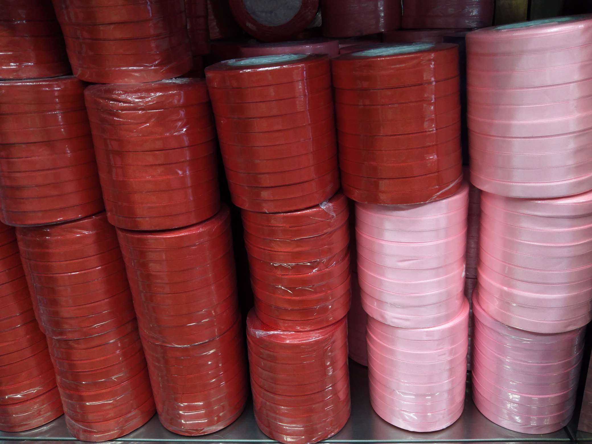 1cm wide ribbon, 3-inch ribbon, multi-color ribbon, factory direct sales, packaging gift box ribbon, environmentally friendly and high-quality ribbon, cake box packaging ribbon, gift ribbon, wedding decoration, polyester ribbon, DIY-woven ribbon details Picture