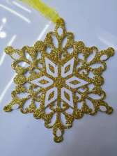 15厘米雪花挂件 带挂绳 圣诞装饰