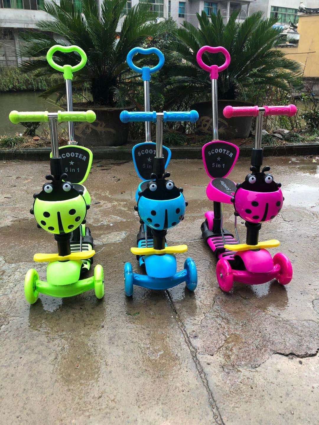 厂家直销五合一多功能滑板车