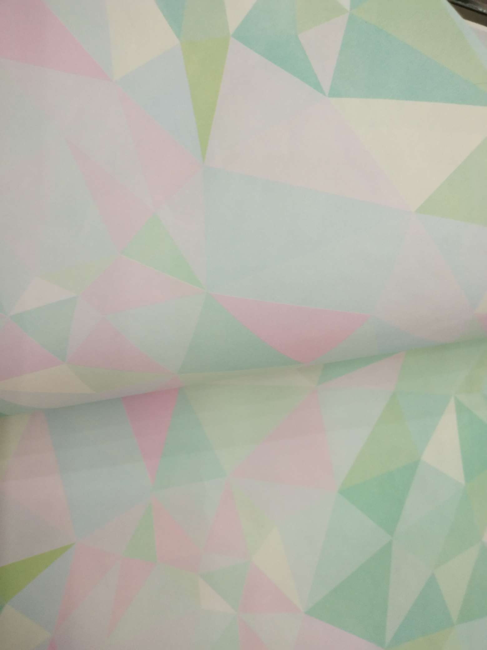 Colorful diamond wrapping with flower paper and fresh flower packaging details Picture