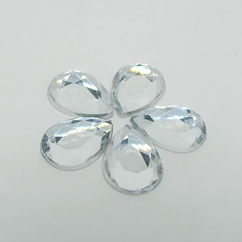 18*25 flat cut water droplets