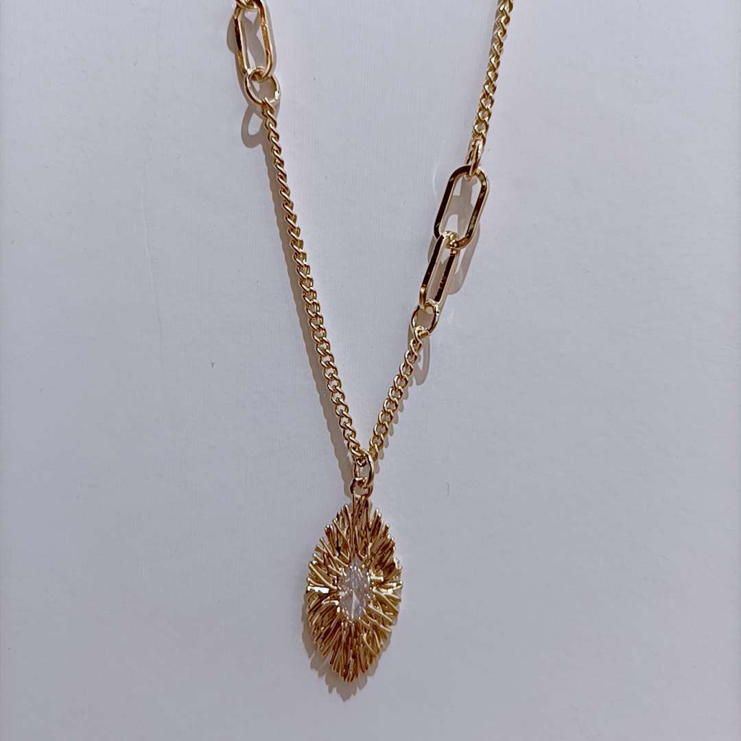 Trend clavicle chain Korean version, horse eye AB chain thumbnail