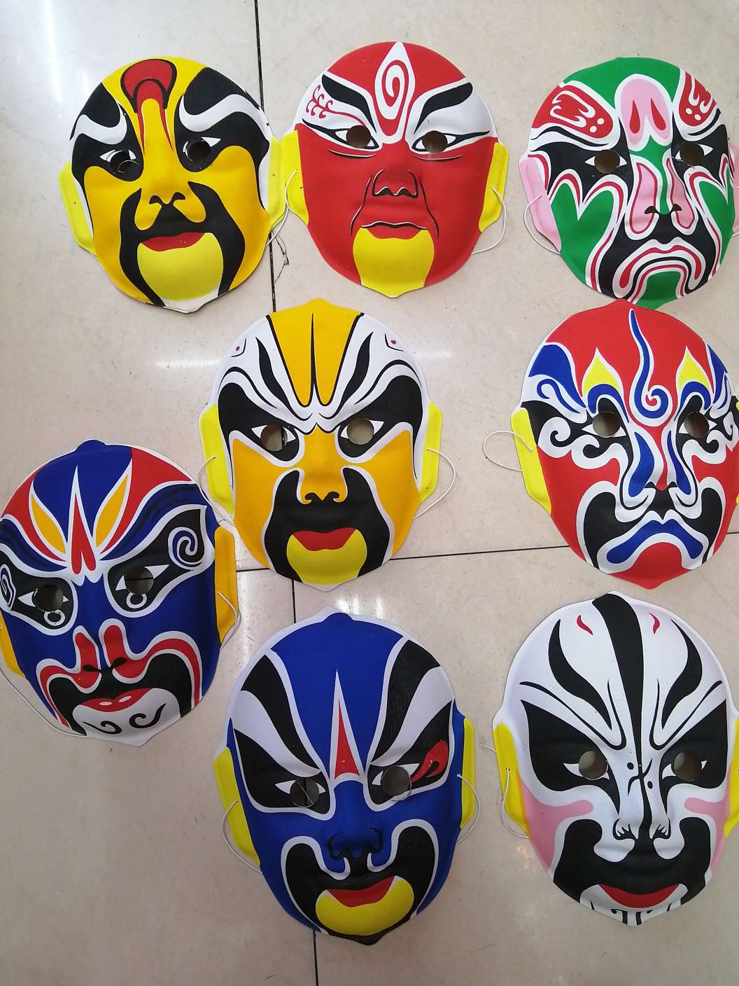 防护面罩实物图