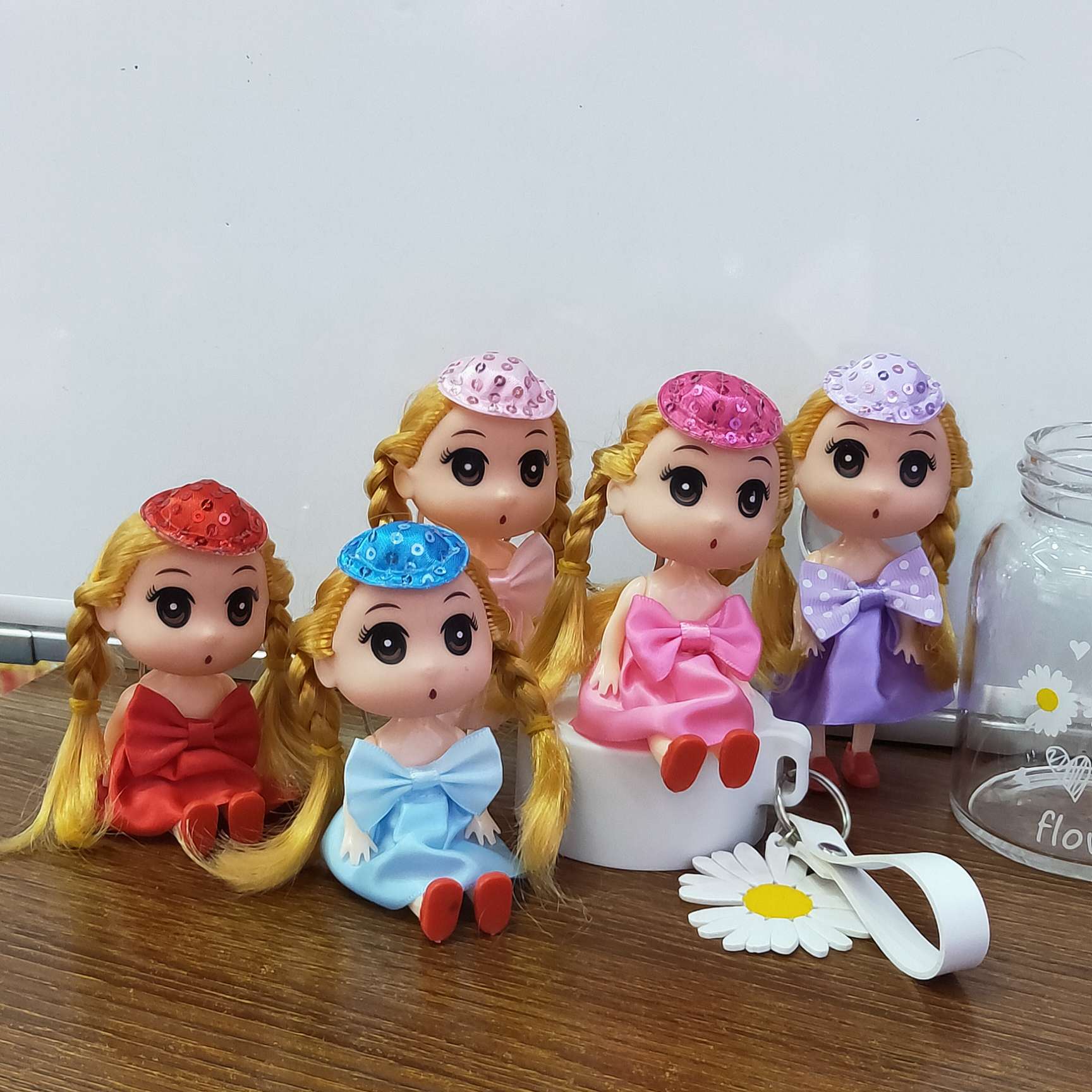 12 cm misty doll key chain with bright colors can be mixed for orders thumbnail