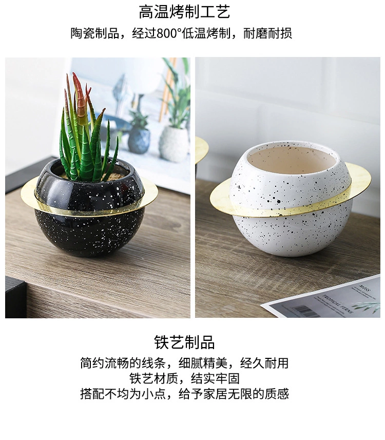 Outdoor starry moon flowerpot fleshy flowerpot thumbnail